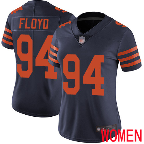 Chicago Bears Limited Navy Blue Women Leonard Floyd Jersey NFL Football #94 Rush Vapor Untouchable